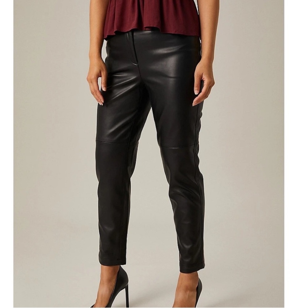 Hudson North Faux Black Leather Women's Pants